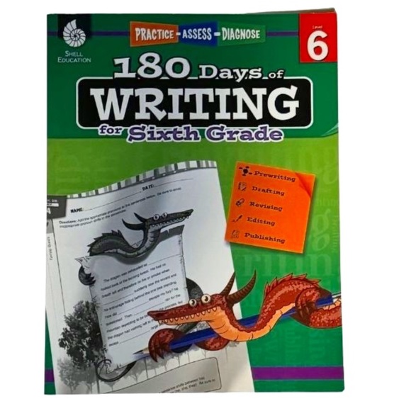 180 Days of Writing for 6th Grade w/Digital Resource CD Practice-Assess-Diagnose - Picture 1 of 4